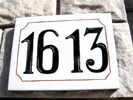 Address Plaque 2