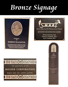 Bronze Signage