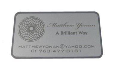 Metallic Business Card